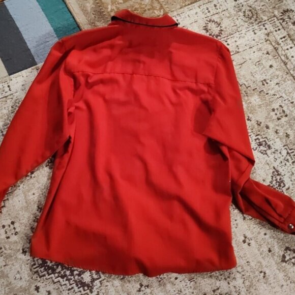 VINTAGE Riding Cowboy Western Shirt Stunning Deborah Murray Made in Canada - Picture 10 of 11